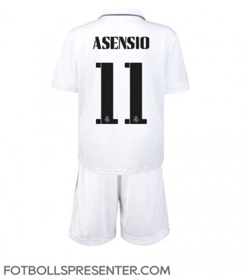 Real Madrid Marco Asensio #11 Hemmatröja Barn 2022-23 Kortärmad (+ korta byxor)